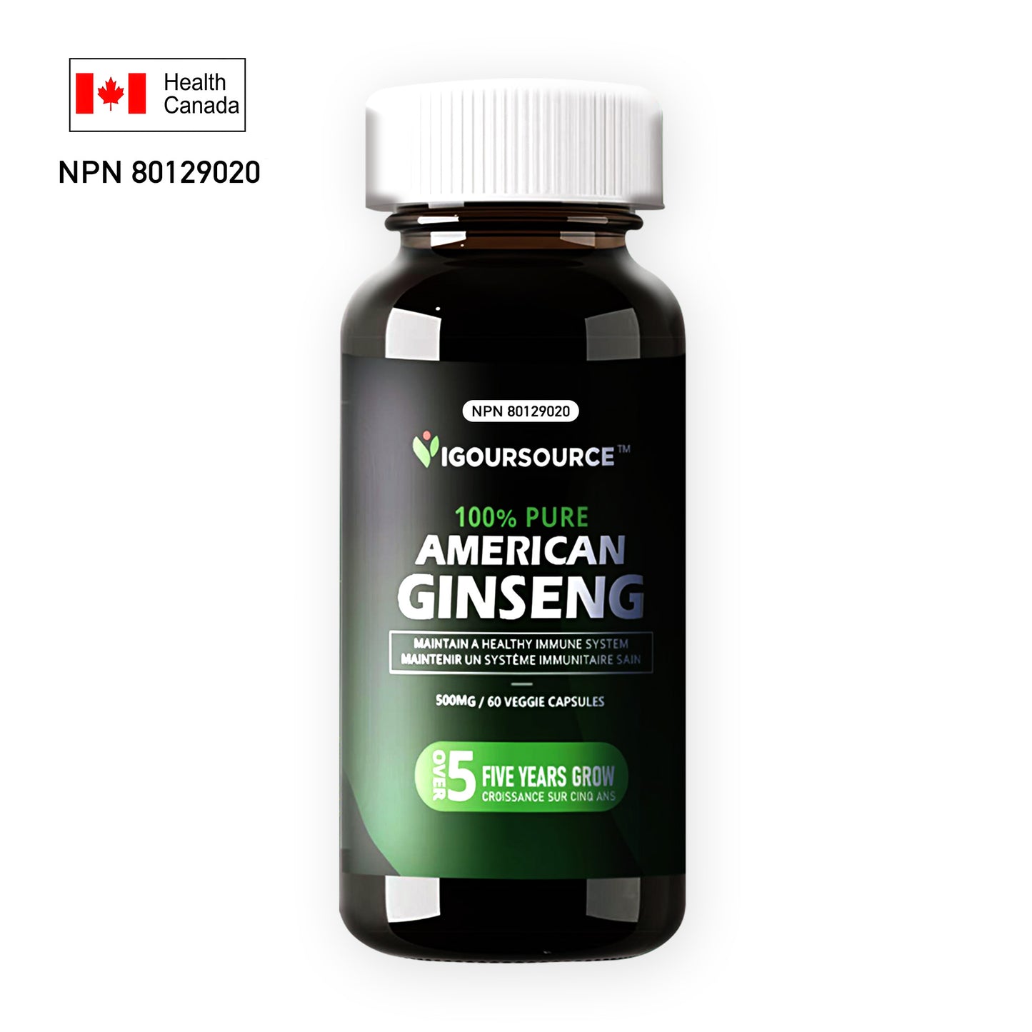 IGOURSOURCE American Ginseng 500mg x 60 softgels